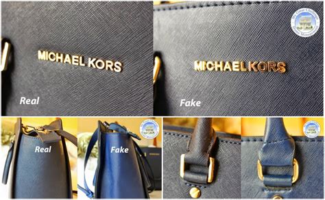 michael kors logo original vs fake|authentic michael kors handbags.